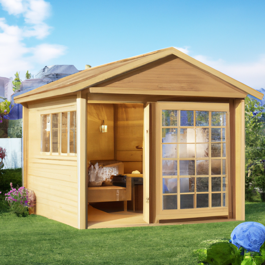 Fjordholz Gartenbungalow Modell Fico 44