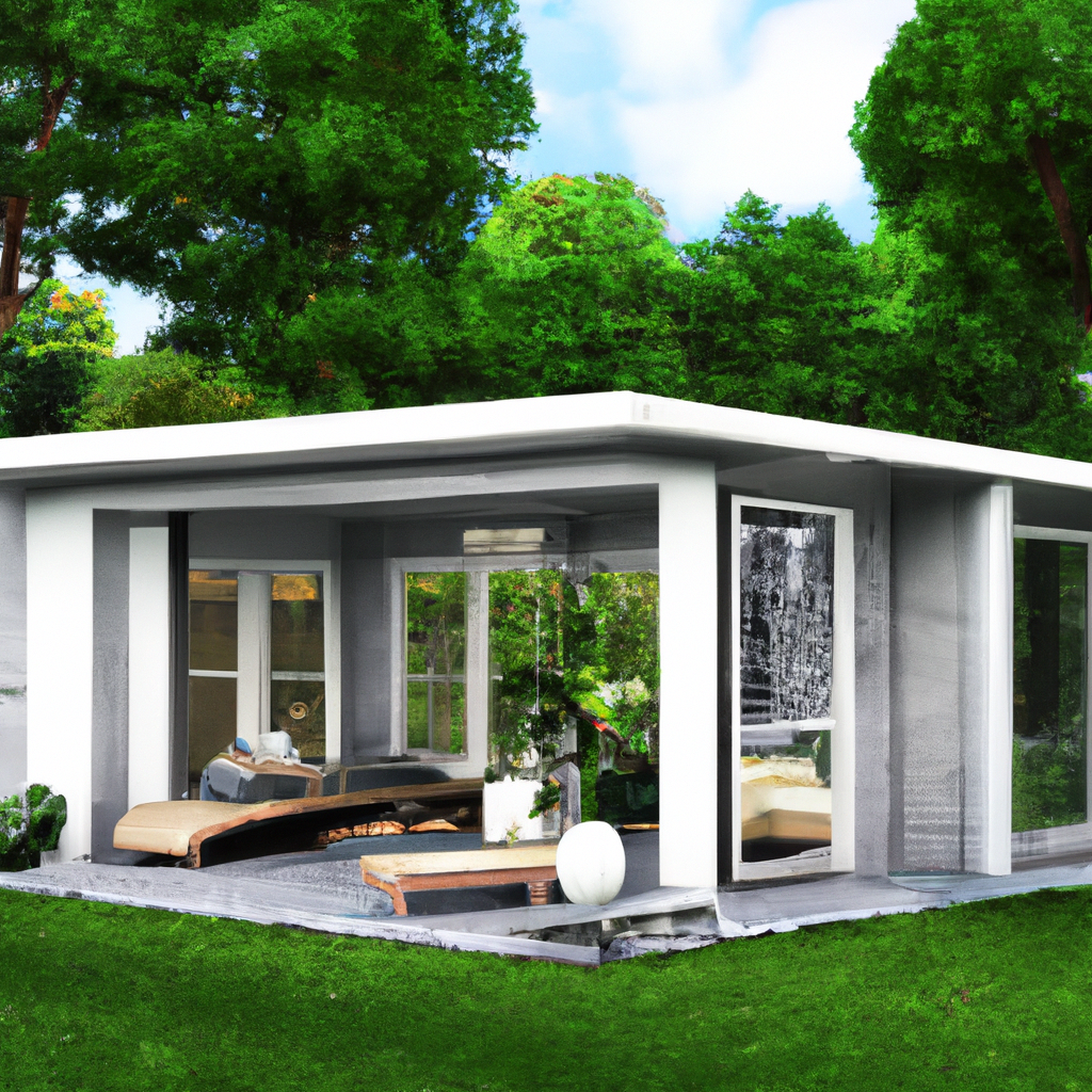 Fjordholz Gartenbungalow Modell Luisa 44