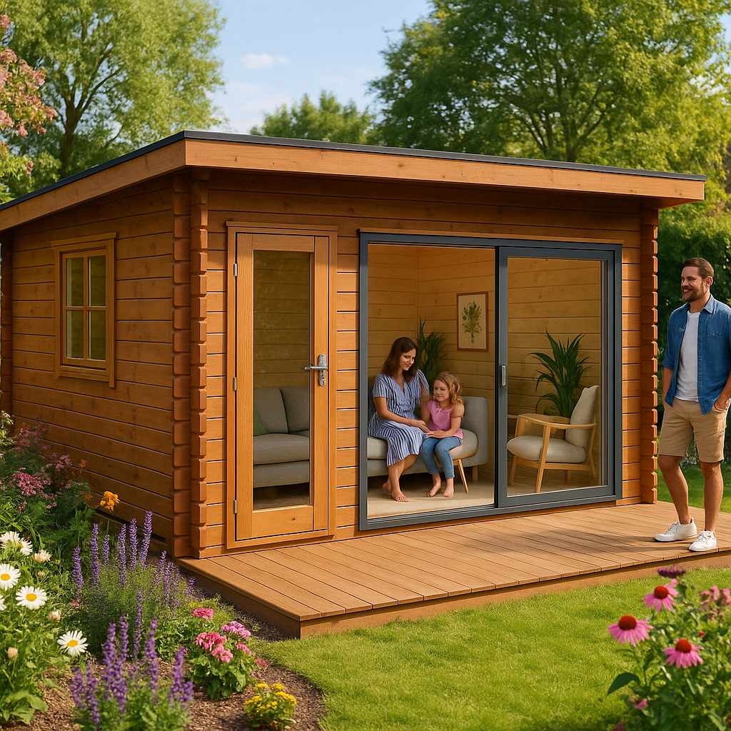 Fjordholz Gartenbungalow Modell Mikelli 70