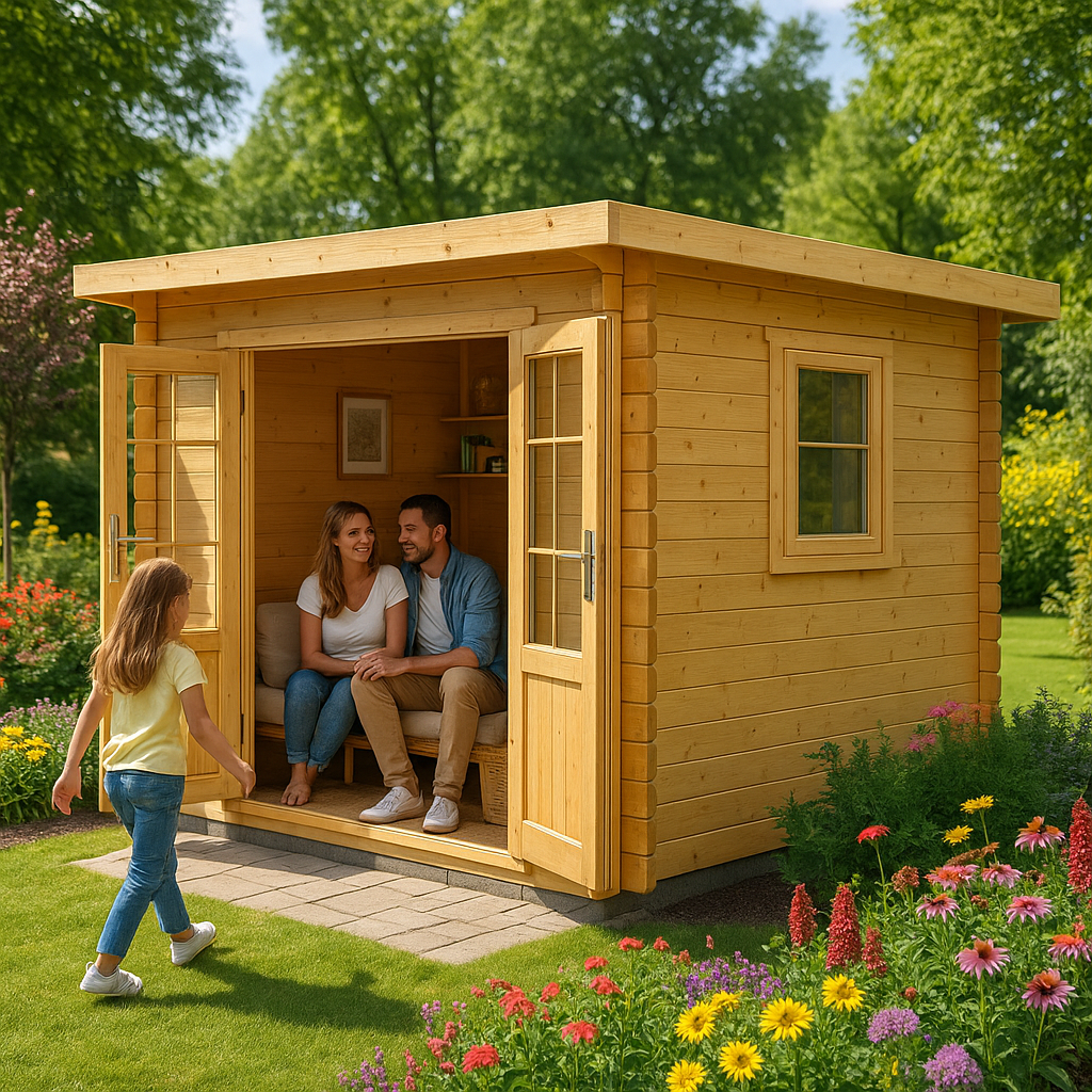 Fjordholz Gartenbungalow Modell Narvic 70 C