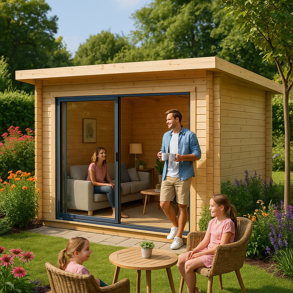 Fjordholz Gartenbungalow Modell Starla 70 C Premium