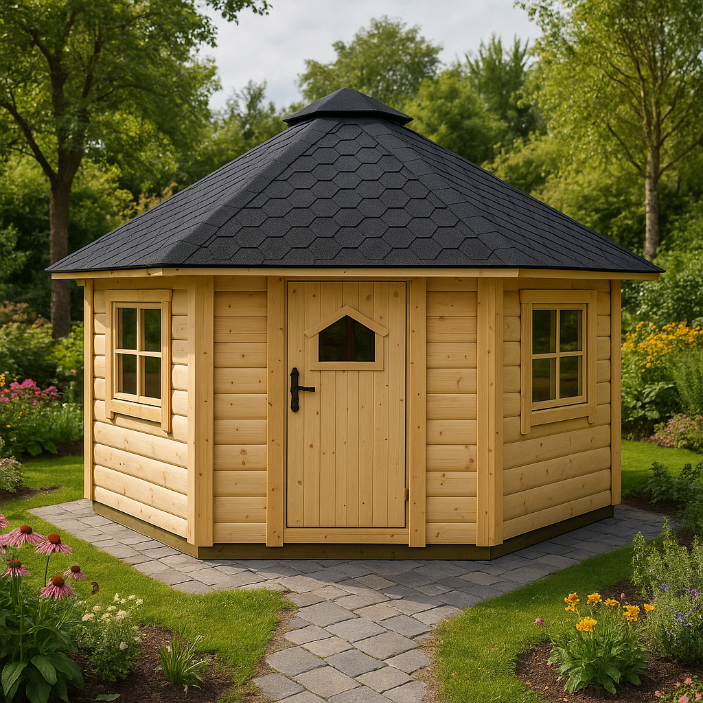 Fjordholz Grillhaus Modell Emil 9 m²