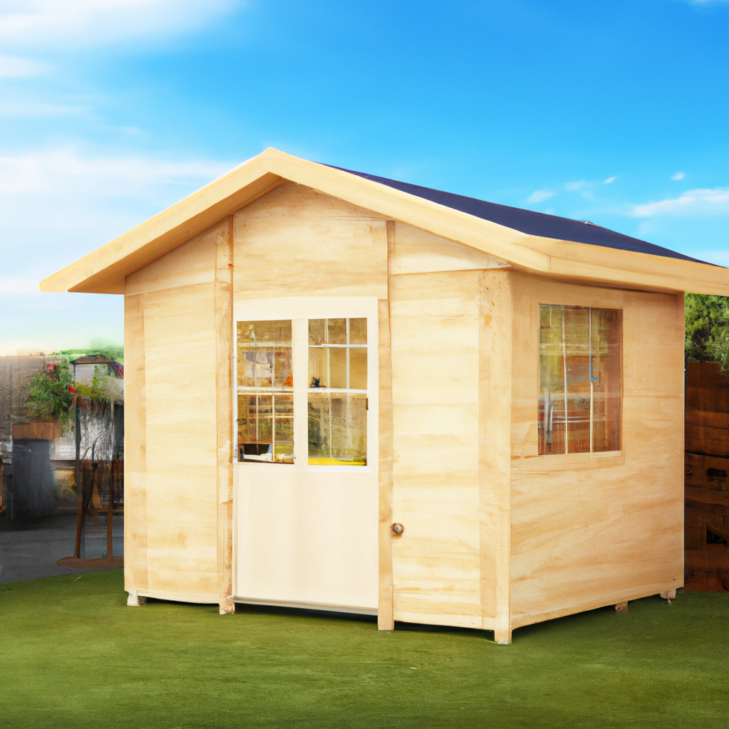 Fjordholz Pultdach Gartenbungalow Modell Ezra 2B