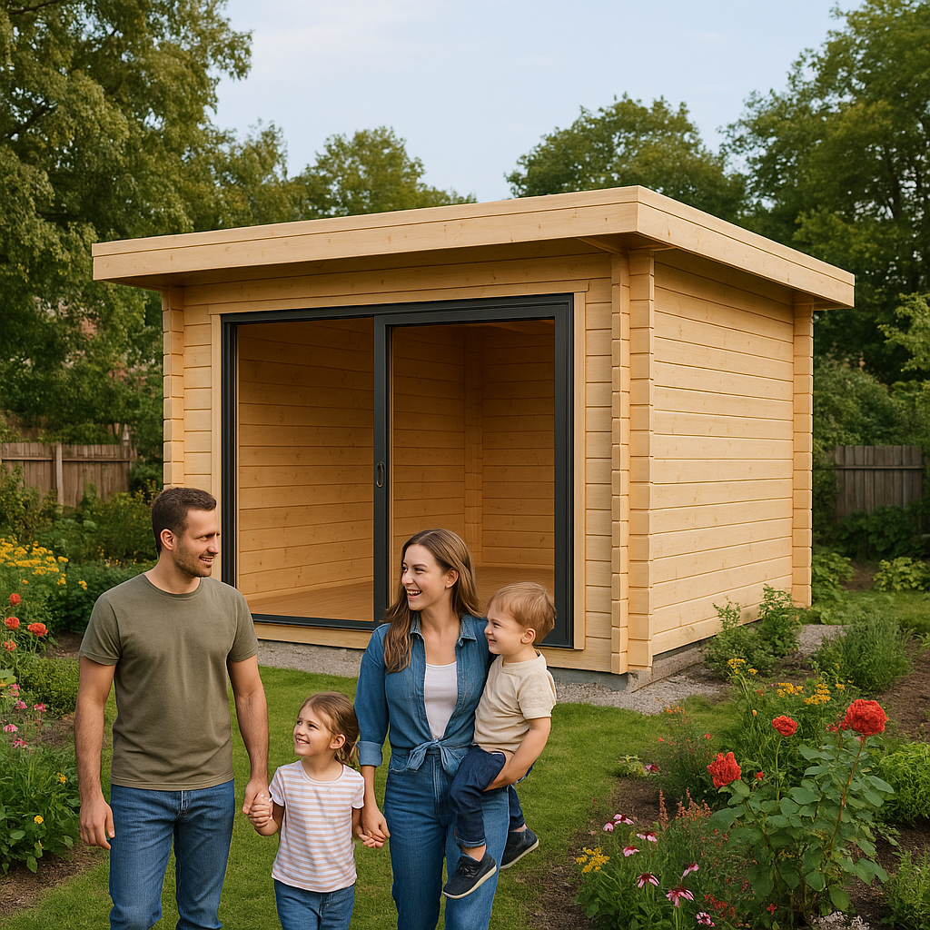 Fjordholz Gartenbungalow Alu Concept 44 D