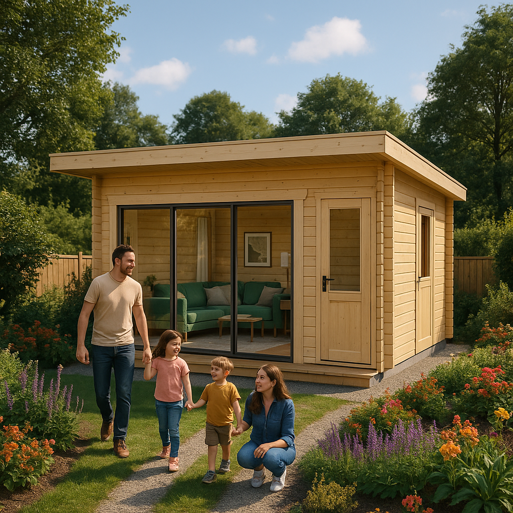 Fjordholz Gartenbungalow Alu Concept 44 E