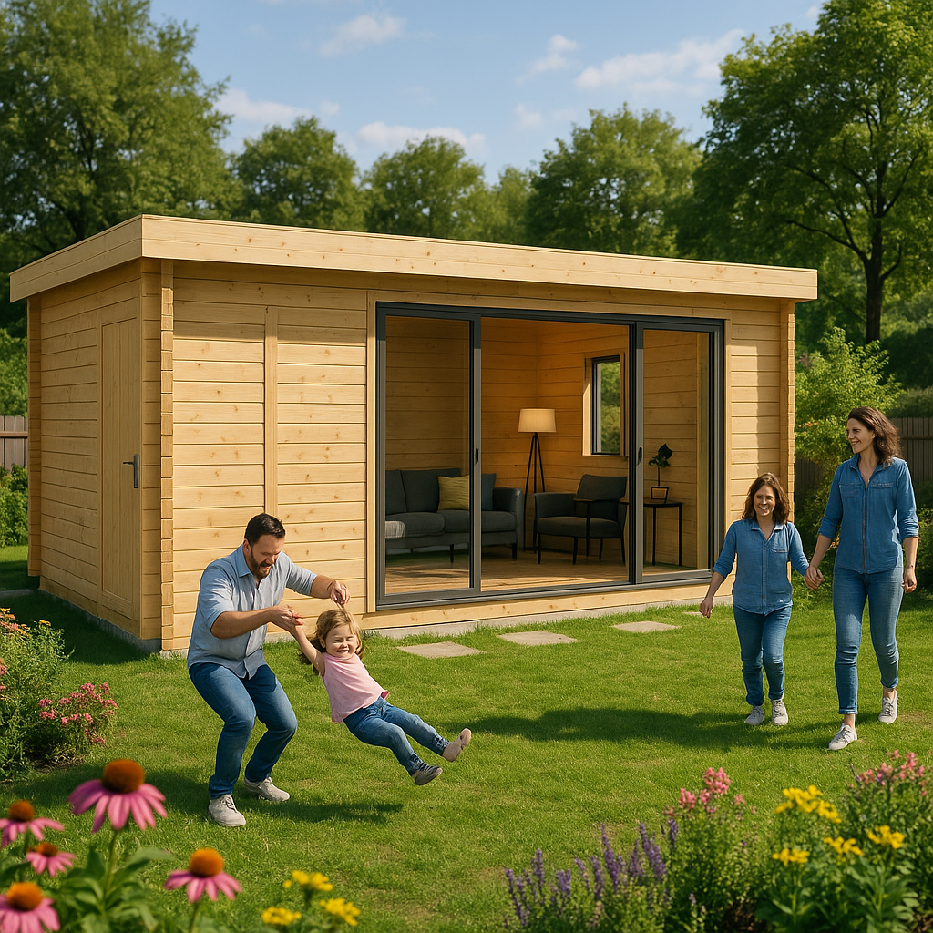 Fjordholz Gartenbungalow Alu Concept 70 L