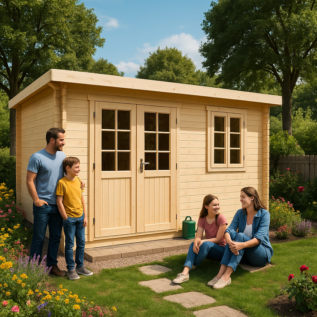 Fjordholz Gartenbungalow Modell Carin 44 B