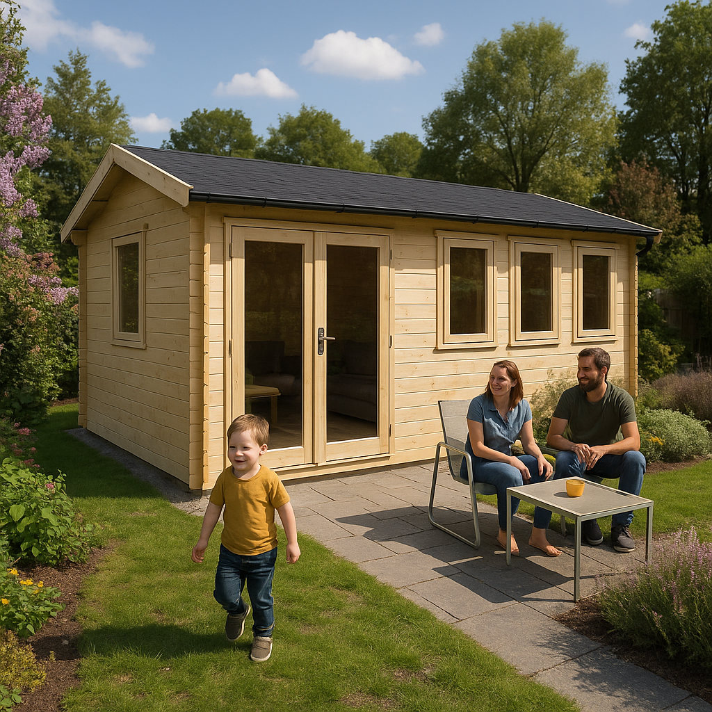 Fjordholz Gartenbungalow Modell Davos 44 A