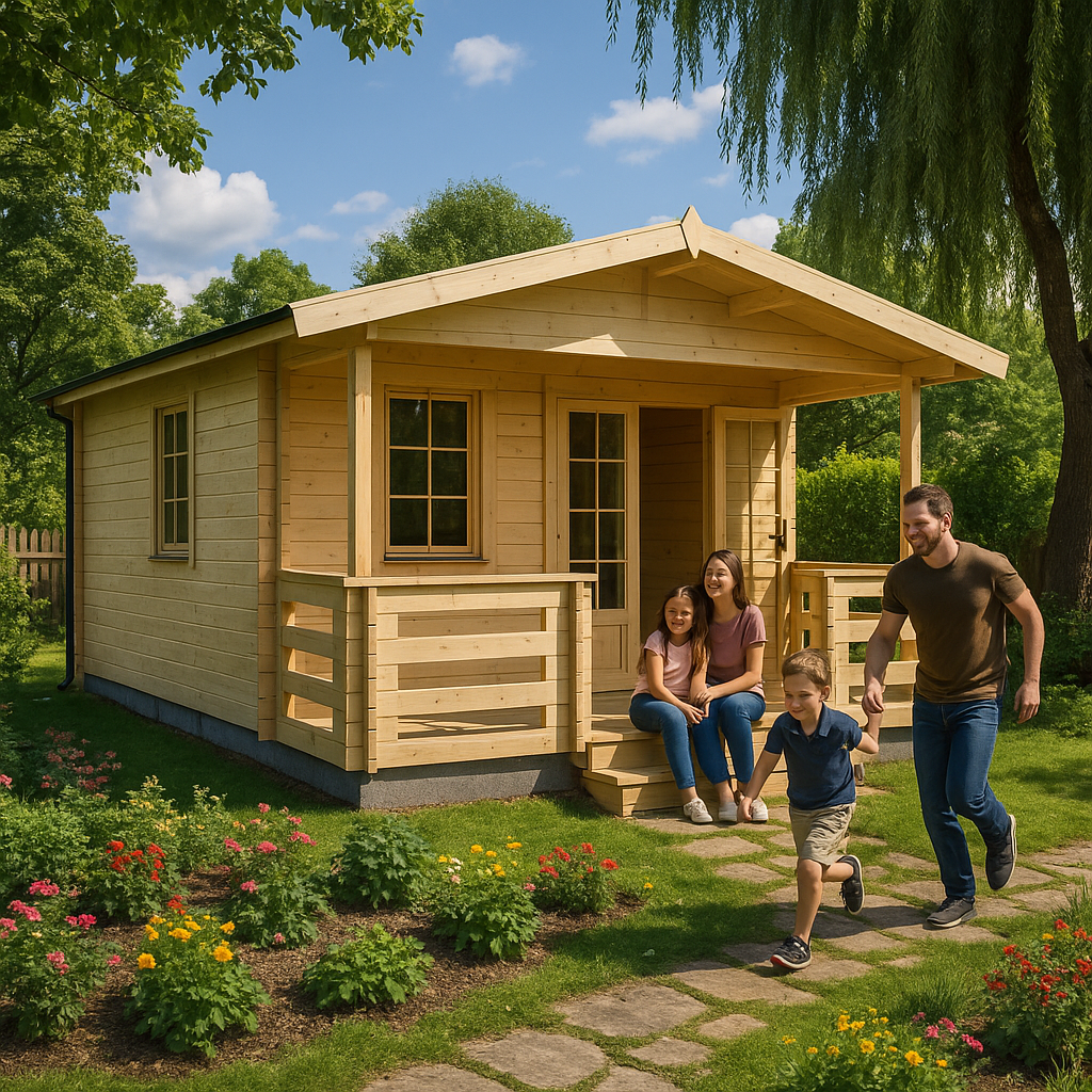 Fjordholz Gartenbungalow Modell Franjo 44 C