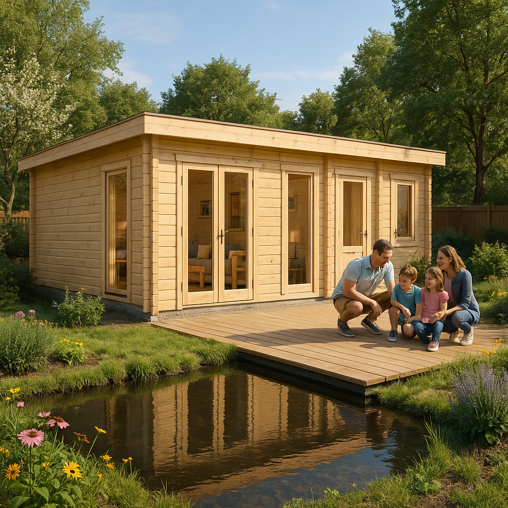 Fjordholz Gartenbungalow Modell Henning 70