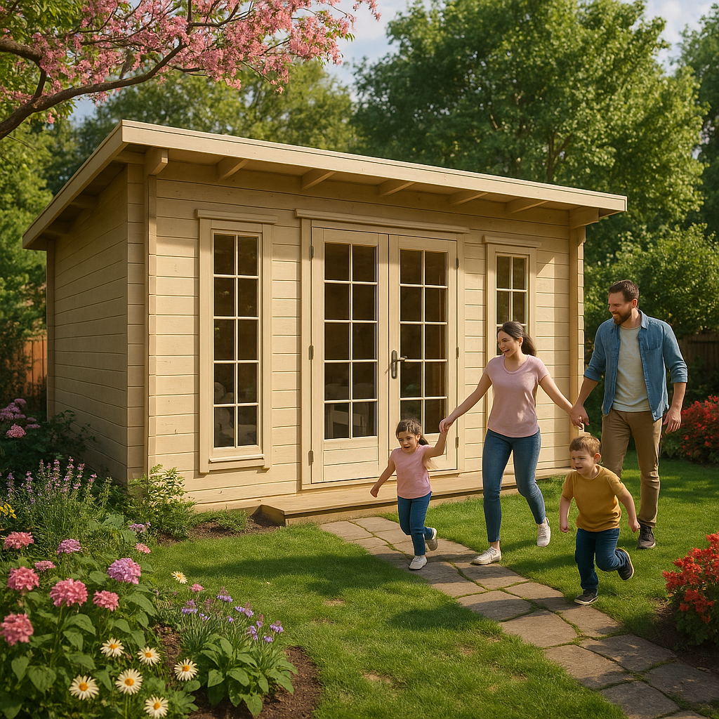 Fjordholz Gartenbungalow Modell Jacob 70 C