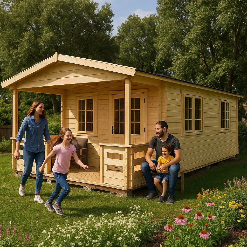 Fjordholz Gartenbungalow Modell Johnny 44 C