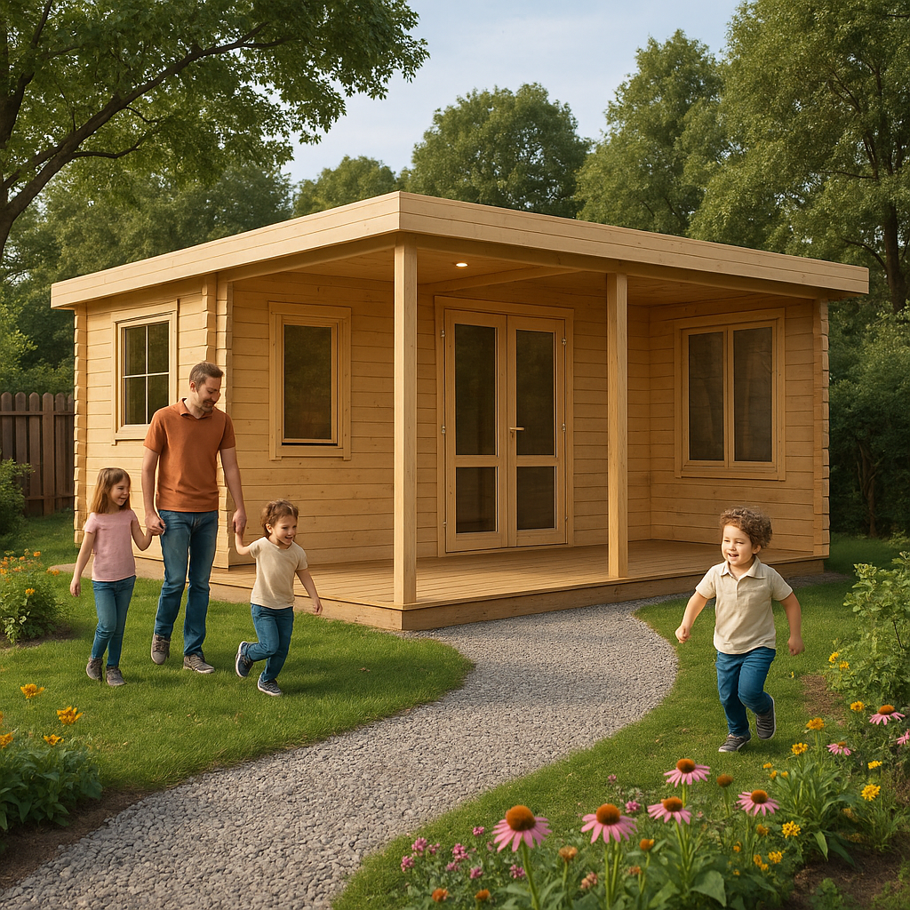 Fjordholz Gartenbungalow Modell Kaarlo 70