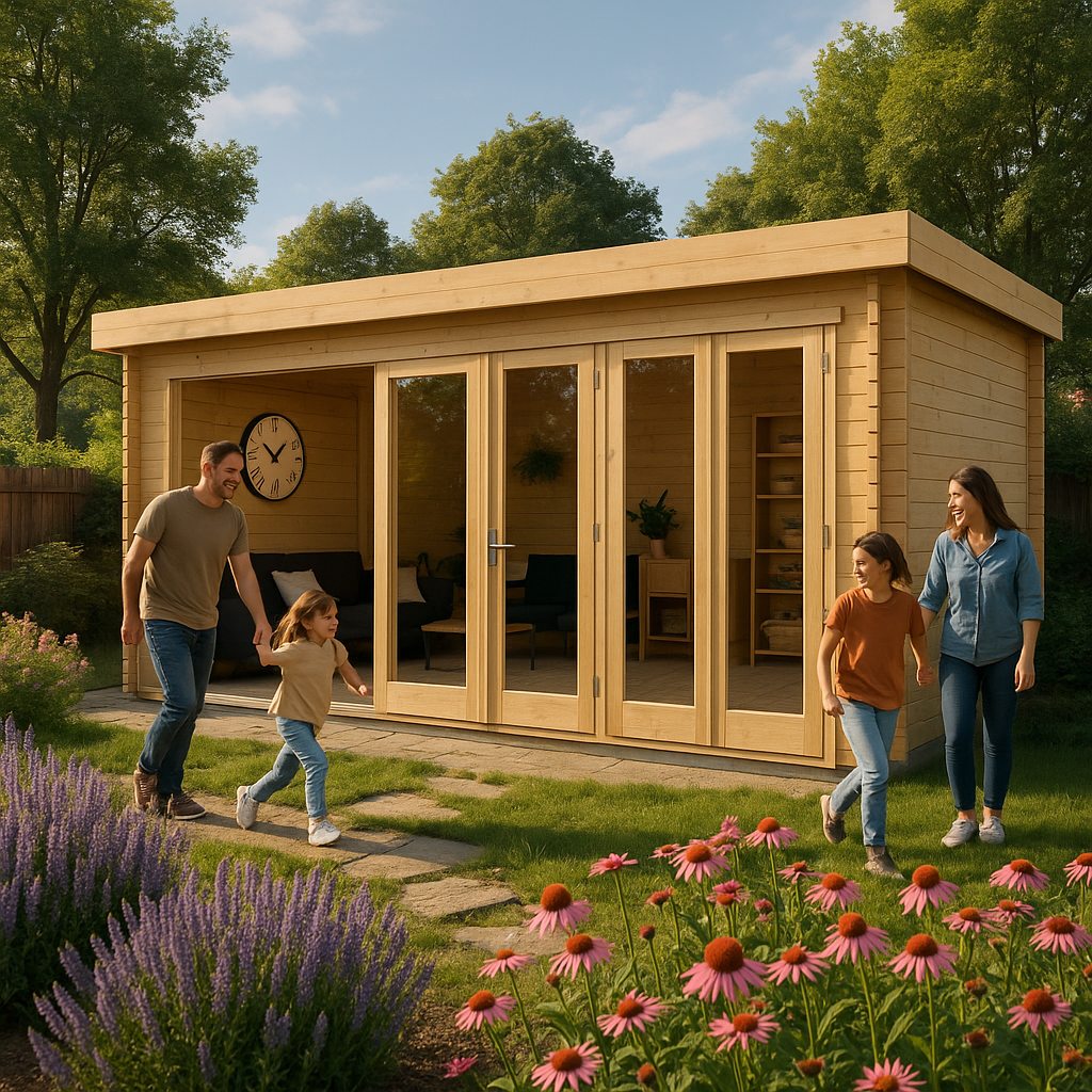 Fjordholz Gartenbungalow Modell Kevin 70