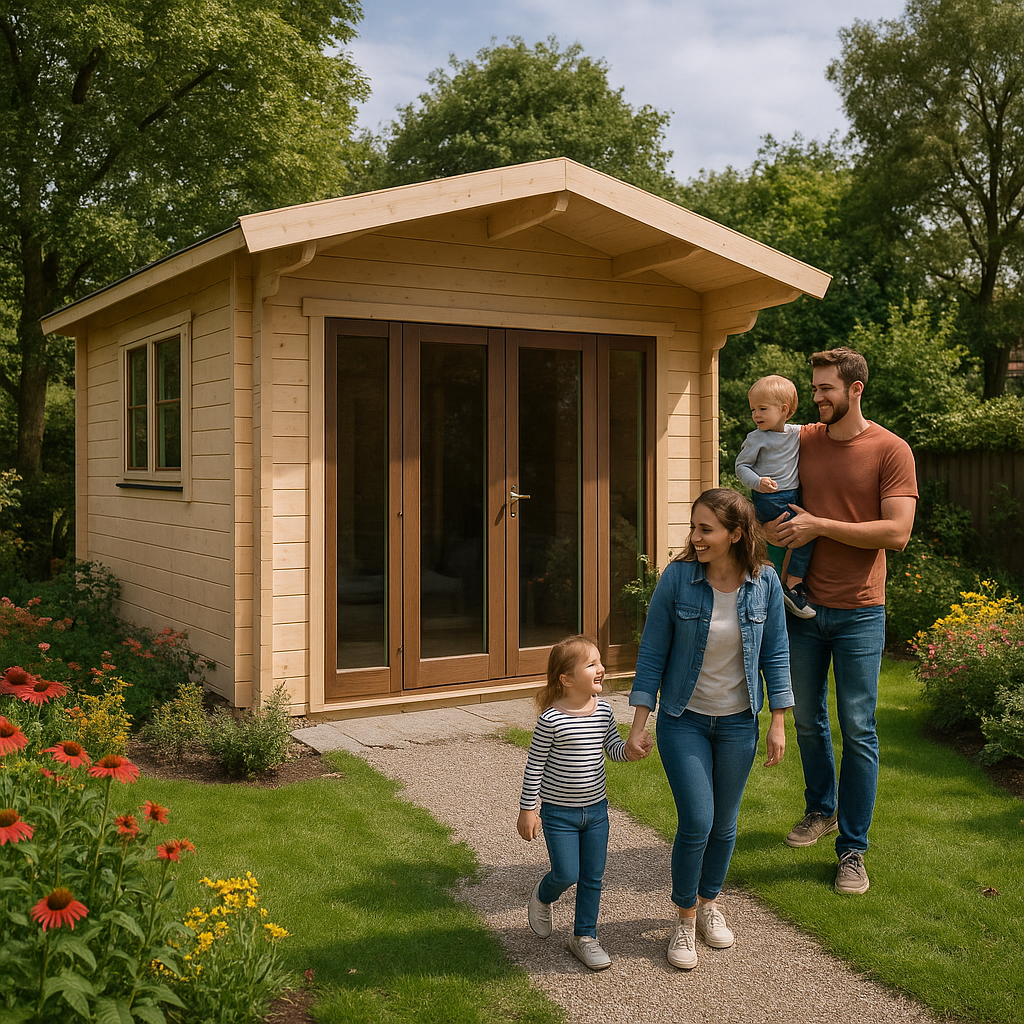 Fjordholz Gartenbungalow Modell Kim 70 B