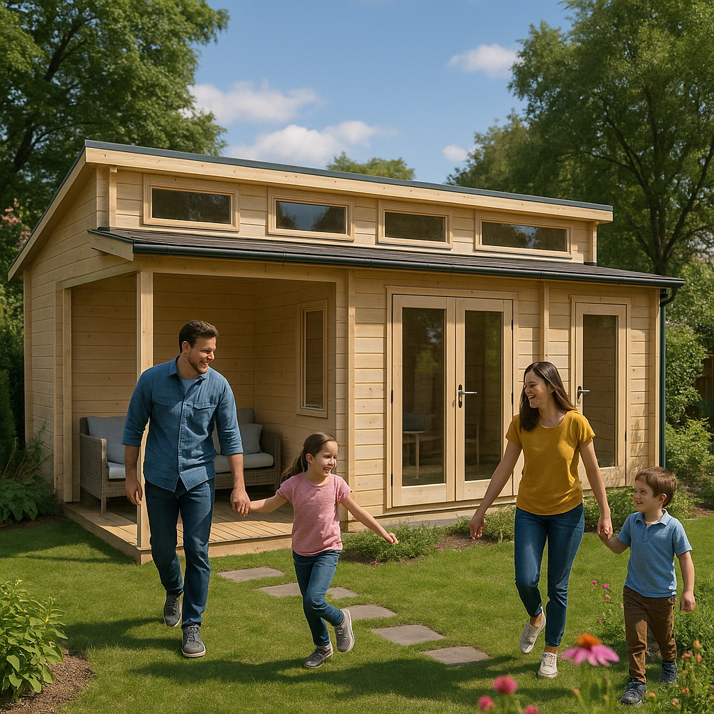 Fjordholz Gartenbungalow Modell Kono 44 D