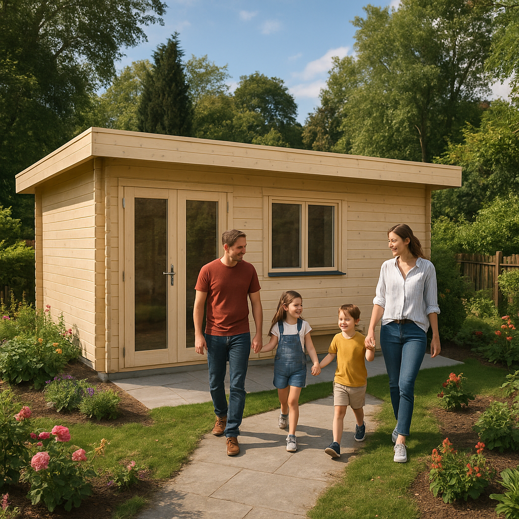 Fjordholz Gartenbungalow Modell Kurt 44 C