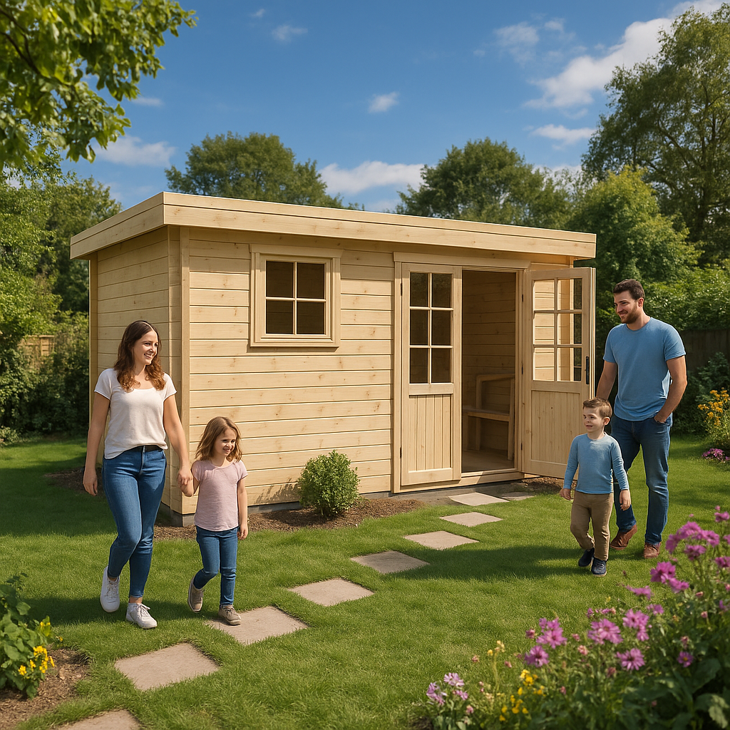 Fjordholz Gartenbungalow Modell Linz 28 C