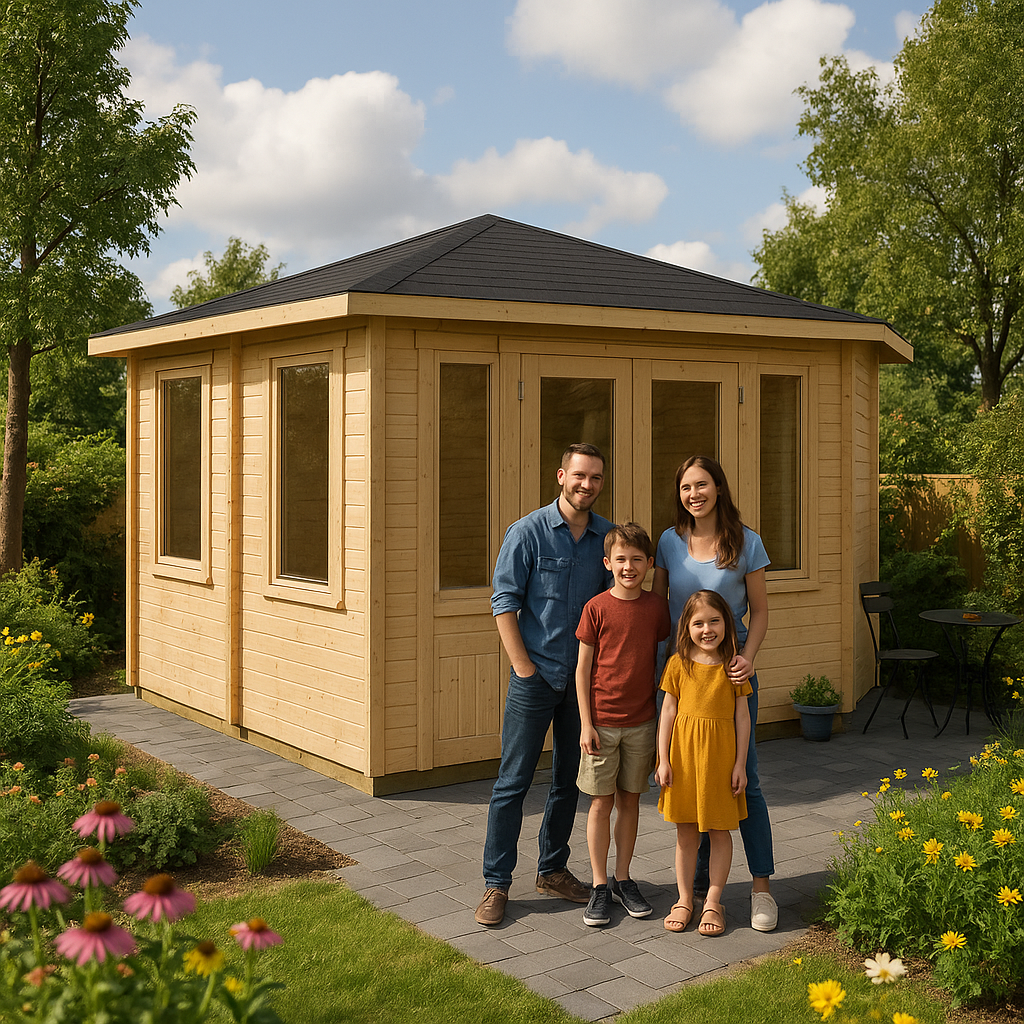 Fjordholz Gartenbungalow Modell Lisa 44 C Klassik