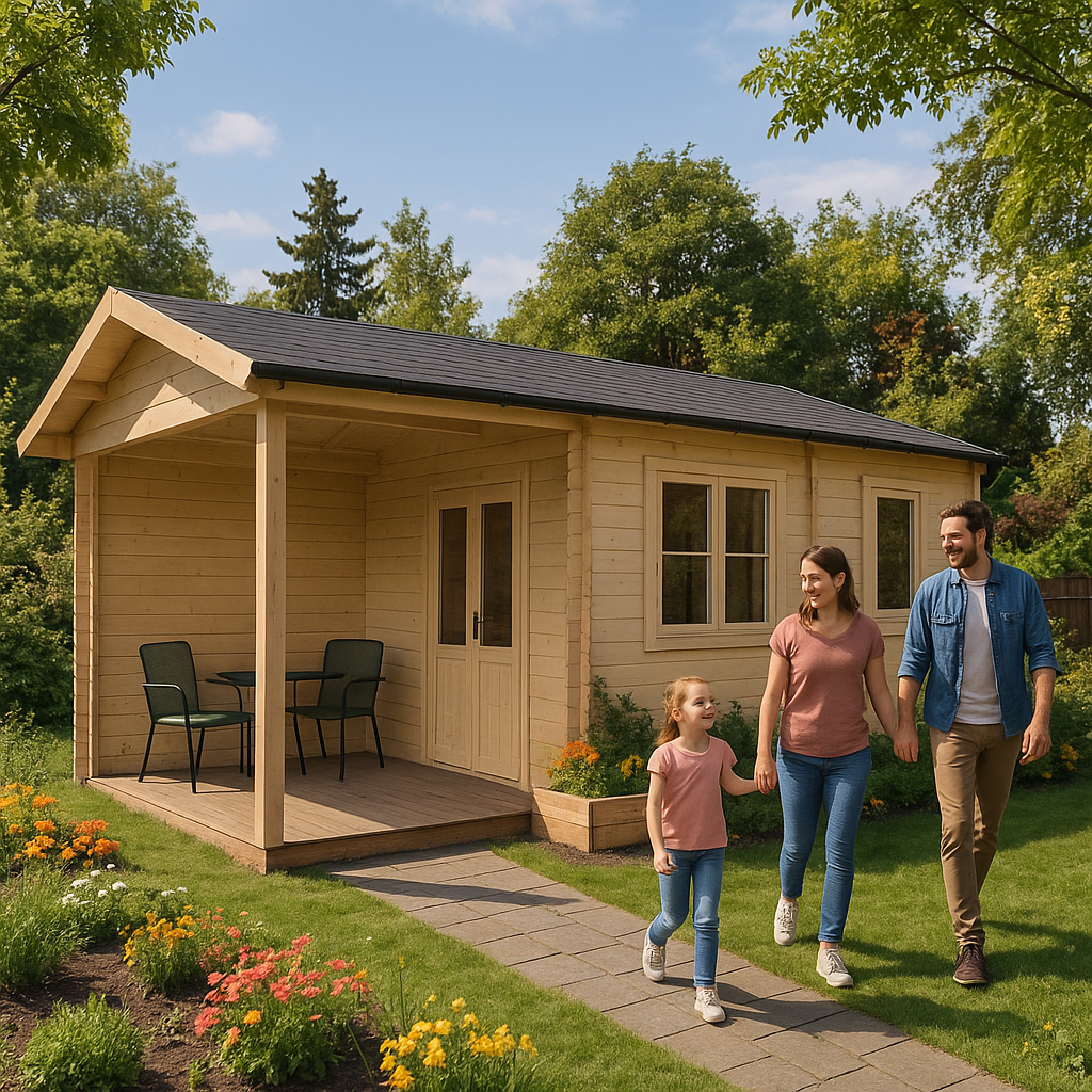 Fjordholz Gartenbungalow Modell Lisa 44 E Klassik