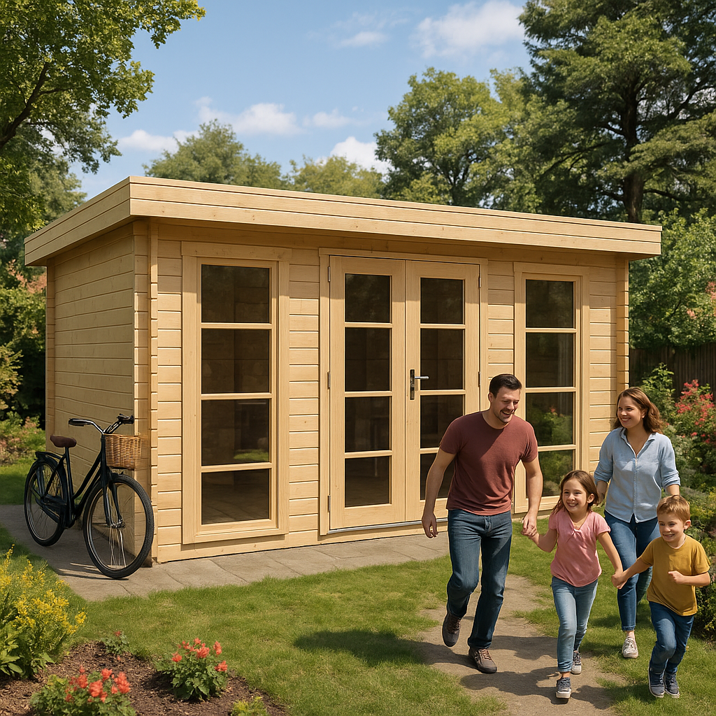 Fjordholz Gartenbungalow Modell Oban 44