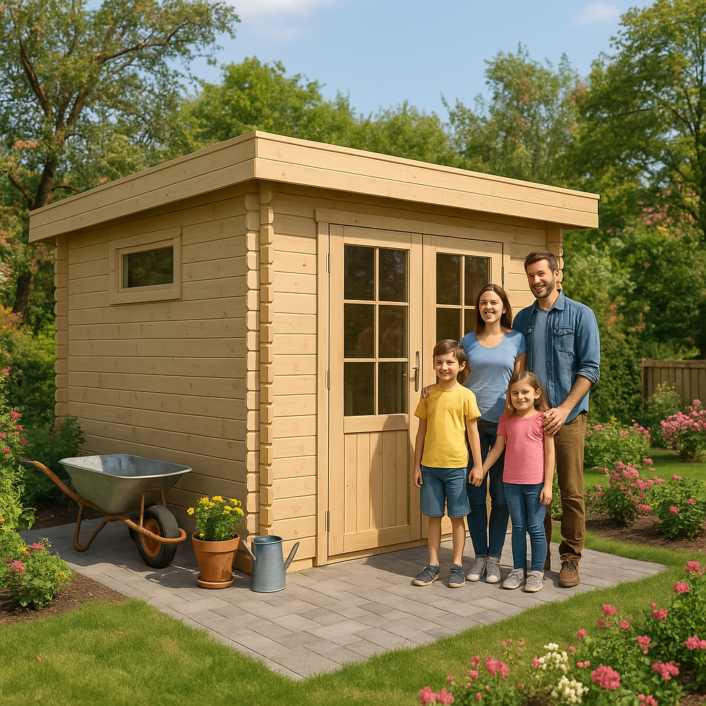 Fjordholz Gartenbungalow Modell Rob 44 C