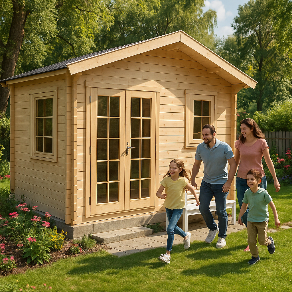 Fjordholz Gartenbungalow Modell Rolf 44 C