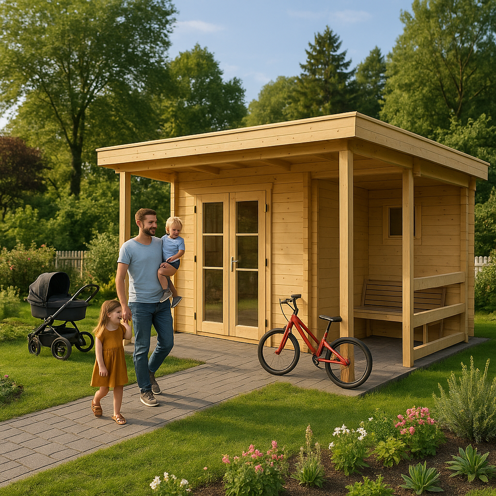 Fjordholz Gartenbungalow Modell Roxana 44