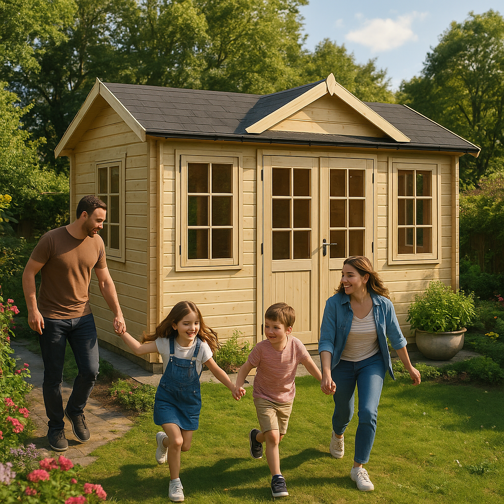 Fjordholz Gartenbungalow Modell Teehaus Oxford 44