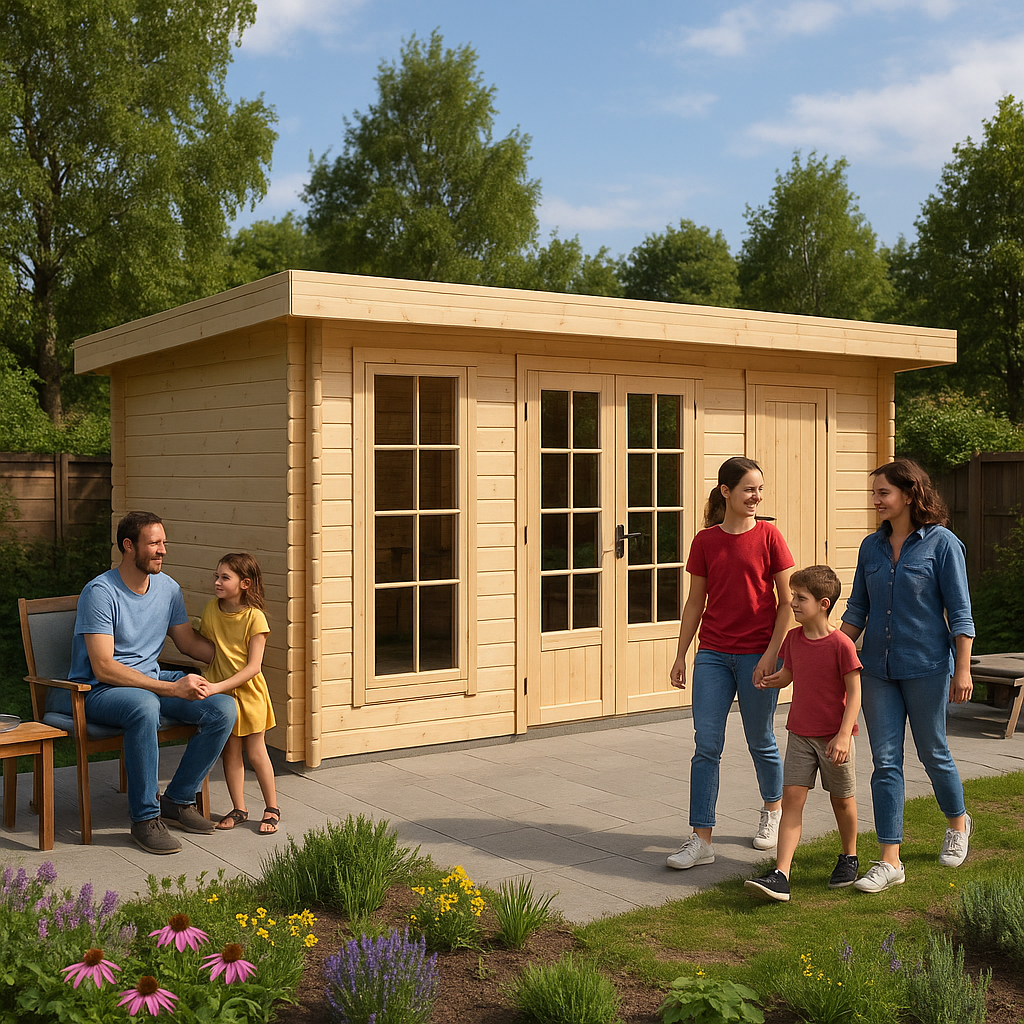 Fjordholz Gartenbungalow Modell Theo 44