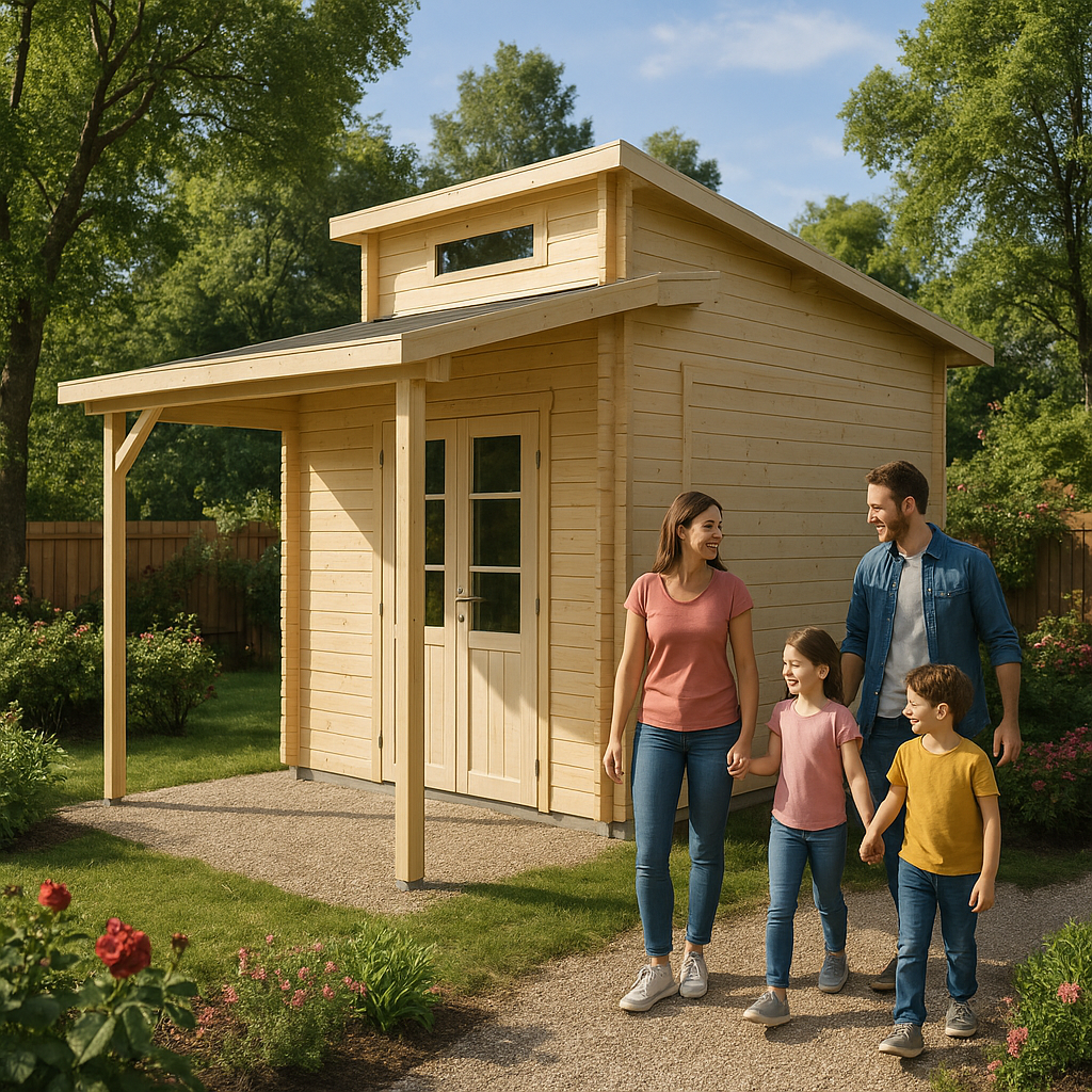 Fjordholz Gartenbungalow Modell Varianta 44 B +SD