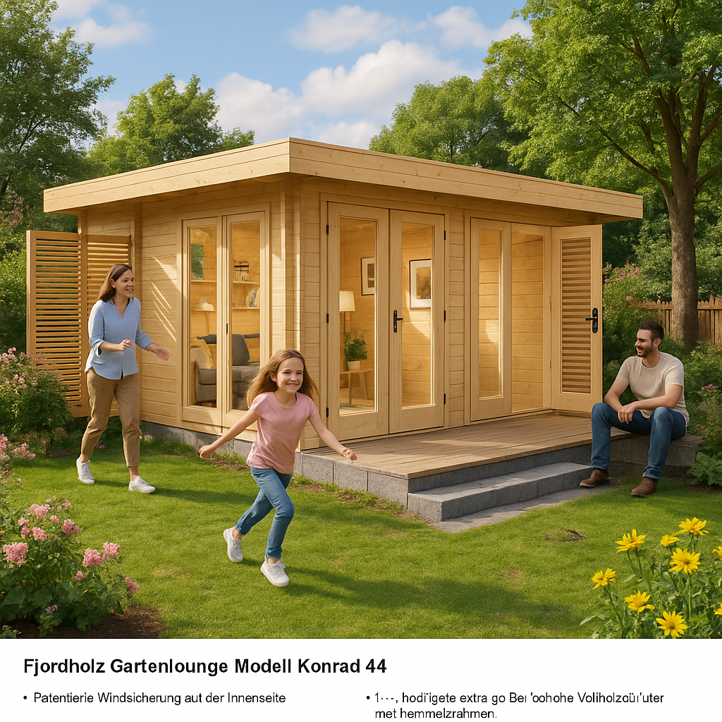 Fjordholz Gartenlounge Modell Konrad 44